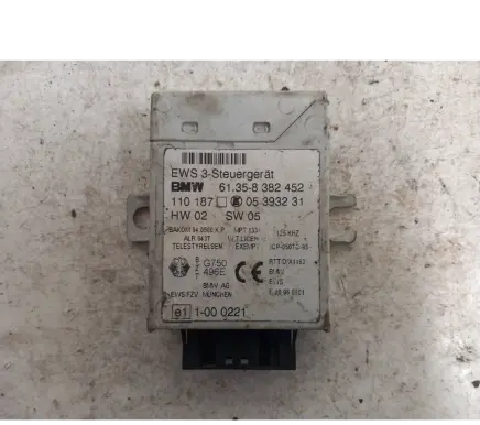BMW 5 E39 Immobilizer control unit/module 61358382452 05393231 110187