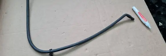Audi A4 S4 B9 Windshield washer fluid hose 8W0941717A