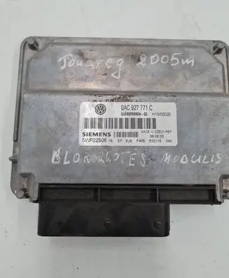 Volkswagen Touareg I Gearbox control unit/module 0AC927771C 5WP22506