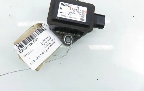 Toyota Corolla Verso E121 ESP acceleration yaw rate sensor 0265005273