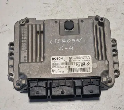 Citroen C4 I Engine control unit/module 9665674480 9653958980 0281014729
