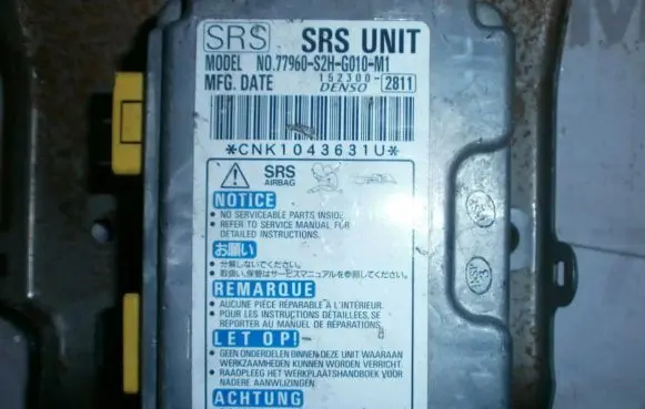 Honda HR-V Airbag control unit/module 77960S2HG010M1 93c46
