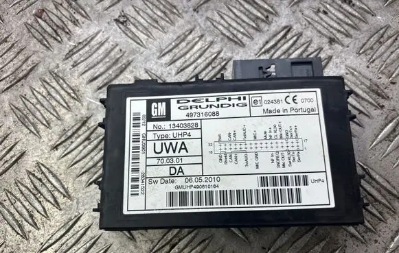 Opel Corsa D Bluetooth control unit module 497316088
