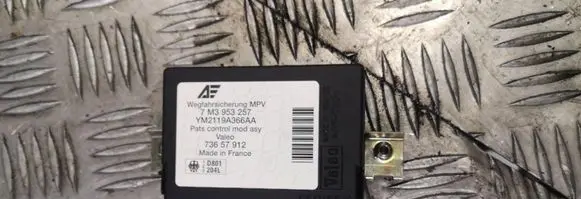 Seat Alhambra (Mk1) Immobilizer control unit/module 7m3953257