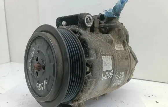 Mercedes-Benz C W203 Air conditioning (A/C) compressor (pump) A0012305611 GE4471809725 7SEU17C
