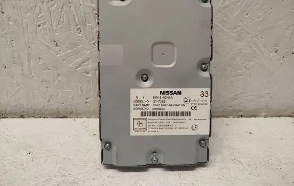 Infiniti Q50 GPS navigation control unit/module 259154GN0A