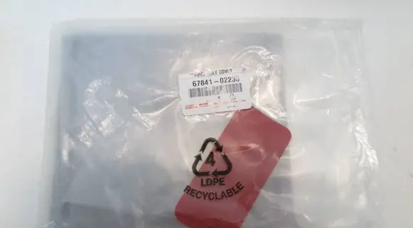 Toyota Auris E180 Rear door sound insulation 6784102230