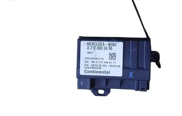 Mercedes-Benz E W212 Fuel injection pump control unit/module A2129000406 5WK49694EBF A2124460171