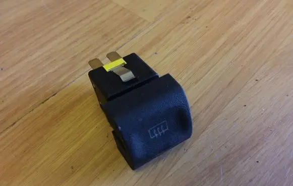 Opel Omega B1 Windscreen/window heater switch 90494418