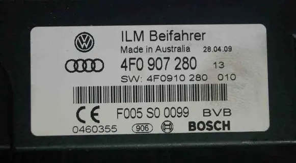 Audi A6 S6 C6 4F Central body control module 4F0907280