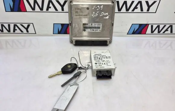 BMW 5 E39 Engine ECU kit and lock set 7788016 6905668
