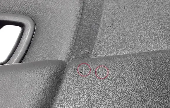 Renault Laguna III Rear door card panel trim 829A15827R