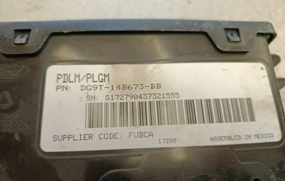 Ford Mondeo MK V Tailgate/trunk control unit/module DG9T14B673BB