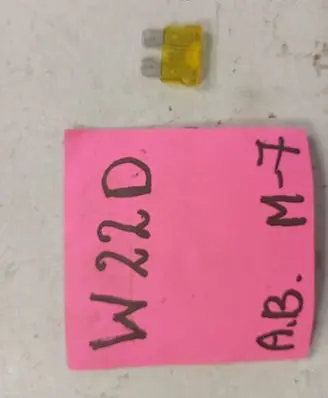 Volkswagen Golf V Fuse 1212123