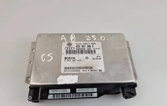 Audi A6 S6 C6 4F ESP (stability system) control unit 4D0907389E 0265109460