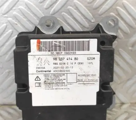 Peugeot 208 II Airbag control unit/module 9823741480 2021022313 A3C08602300