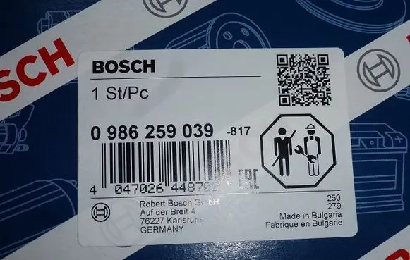 Mercedes-Benz V Class W447 Exhaust gas temperature sensor 0986259039