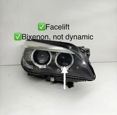 BMW 7 F01 F02 F03 F04 Headlight/headlamp 7289096 7348504 E3U492L