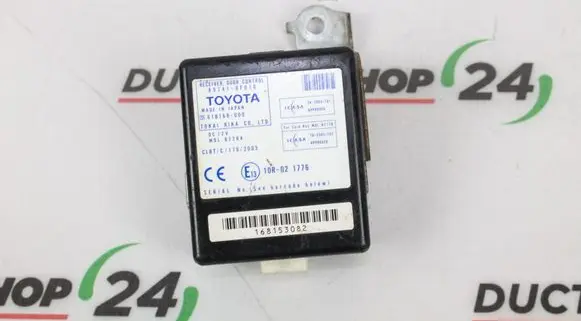 Toyota Corolla Verso E121 Door control unit/module 897410F010 61B168000