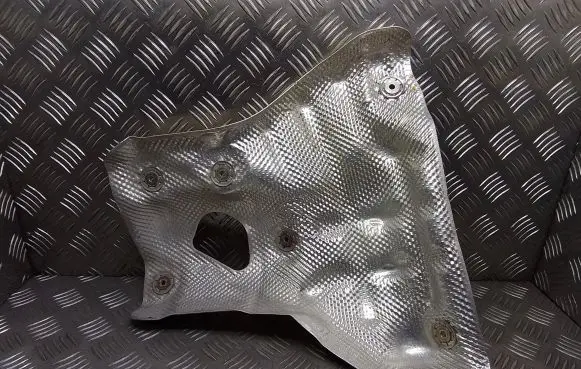 Heat shield in engine bay