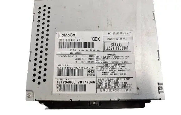 Volvo V70 Navigation unit CD/DVD player 7G9N18C815AA 78177046 31215565AA