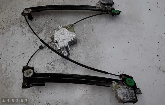 Citroen C6 Rear door window regulator with motor 9661050280