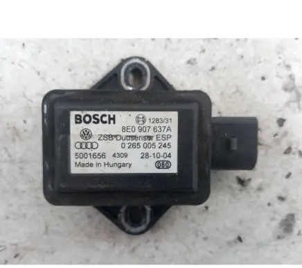 Audi A4 S4 B6 8E 8H ESP acceleration yaw rate sensor 8E0907637A 5001656 0265005245