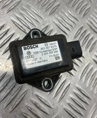 Audi A4 S4 B6 8E 8H ESP acceleration yaw rate sensor 8E0907637A 0265005245 0013727