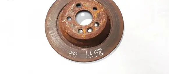 Ford Mondeo MK IV Rear brake disc neventiliuojamas