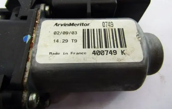 Front door window regulator motor