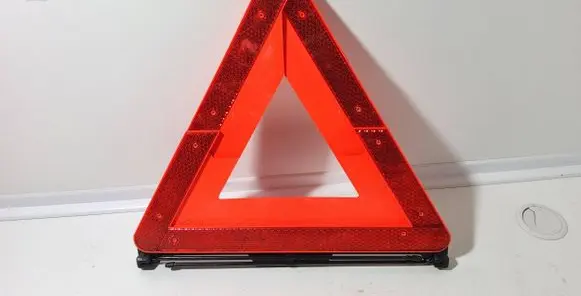Audi A4 S4 B6 8E 8H Emergency warning sign 4B5860251C