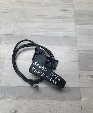 Skoda Rapid (NH) Engine bonnet/hood lock release cable 5JA823535B