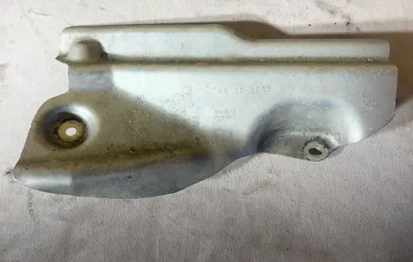 Heat shield in engine bay