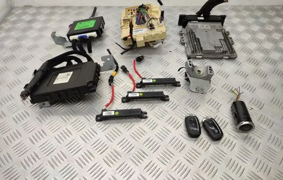 Hyundai i30 Engine ECU kit and lock set 391992U000 91950G4350 95480G4110