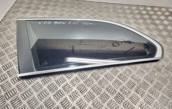 BMW 5 E60 E61 Rear side window 43R007951 DOT24AS2M19 000255