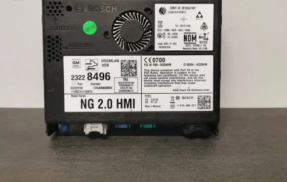 Cadillac ATS GPS navigation control unit/module 23228496