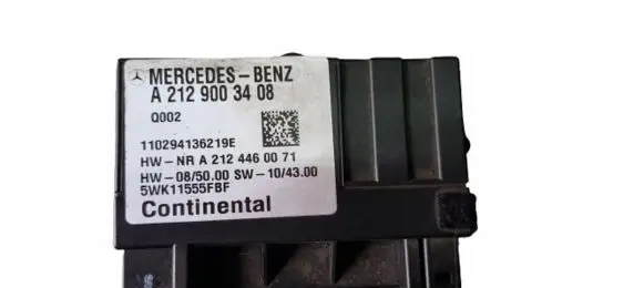 Mercedes-Benz E W212 Fuel pump relay 6901020587448