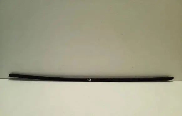 Front door glass trim molding