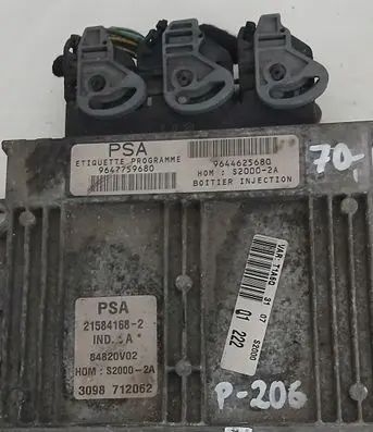 Peugeot 206 Engine control unit/module ECU 9647759680