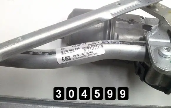 Peugeot Partner Front wiper linkage and motor 3397020955