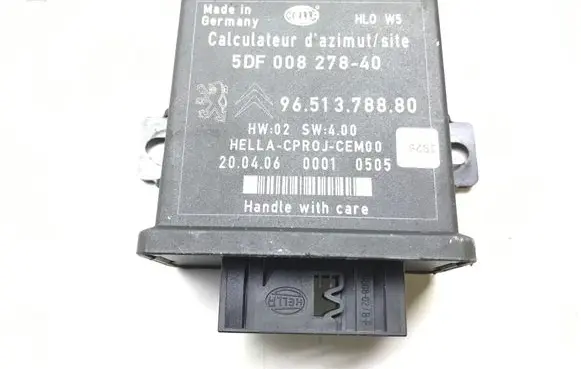 Peugeot 407 Light module LCM 9651378880 5DF00827840 K5050