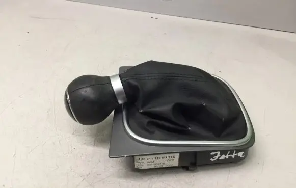 Gear lever shifter trim leather/knob