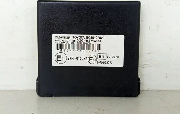 Toyota Corolla Verso AR10 Immobilizer control unit/module 897800F020 626492000 97RI012022