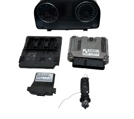 Volkswagen Caddy Engine ECU kit and lock set 03L906018DC 03L907309AE 0281018376