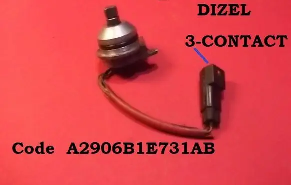 Ford Transit Speed sensor (speedometer sensor) A2906B1E731AB