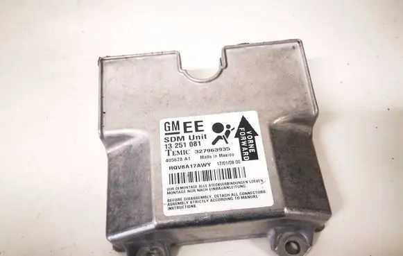 Opel Astra H Airbag control unit/module 13251081