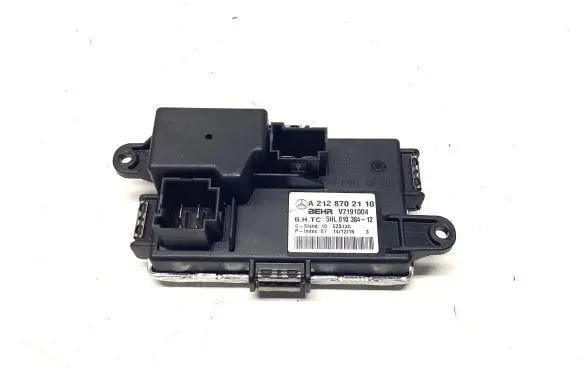 Mercedes-Benz E W212 Heater blower motor/fan resistor A2128702110