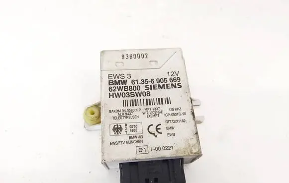 BMW 3 E46 Other control units/modules 6905669 61356905669