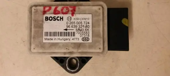 Peugeot 607 ESP acceleration yaw rate sensor 0265005724 9663932180