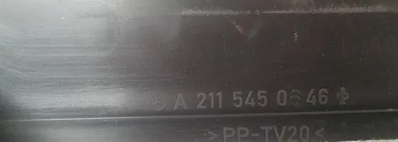Mercedes-Benz E W211 Rear seat side bottom trim A2115450646